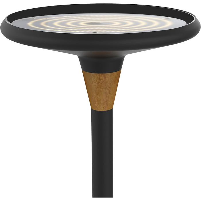Стеля-торшер Unilux Baly Bamboo LED з функцією димування, чорний бамбук