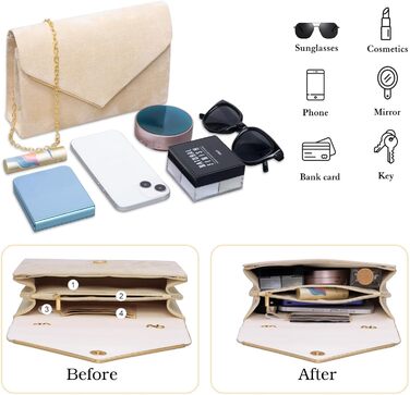 Оксамитовий клатч Larcenciel, елегантна замшева сумочка з ланцюжком, модна вечірня сумка-конверт для весілля, вечірки, банкету, абрикосовий оксамит