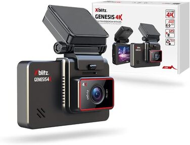 Автомобільна камера Xblitz Genesis 4k - сенсорна панель - G-сенсор - GPS - 4k відеореєстратор - широкий кут