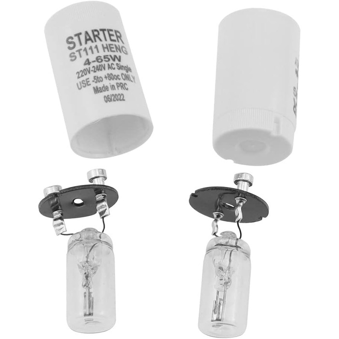 Стартер для люмінесцентних ламп 4-65 Вт стартер longlife ST111 220-240 В стартер для люмінесцентної лампи люмінесцентної лампи, 12 шт.