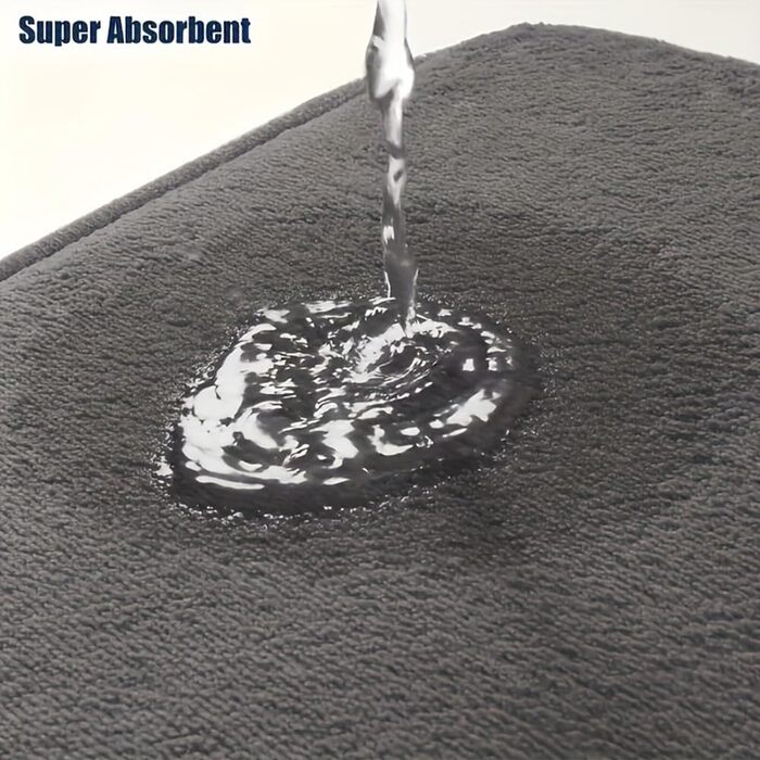 Комплект килимків для ванної кімнати, 3 предмети, піна з ефектом пам&39яті, нековзний та вбираючий, можна прати, м&39який та швидковисихаючий, килимок для душу, туалету та ванни, сірий, 120 x 50 см 50 x 80 см 50 x 60 см