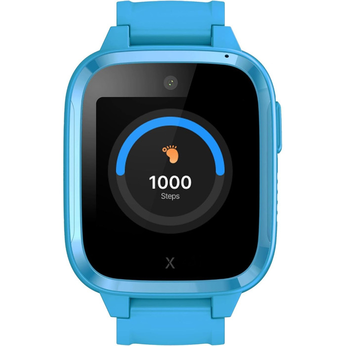 Дитячий телефон-годинник (із SIM-карткою) 4G, дзвінки, повідомлення, шкільний режим, функція SOS, GPS, камера, крокомір - вкл. безкоштовний 3-місячний контракт (СИНІЙ)