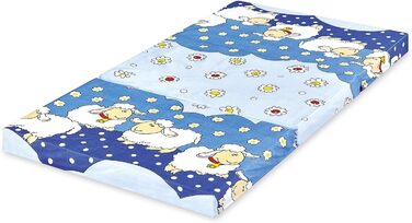 Складаний матрац для подорожнього ліжечка Bambini, 120x60 см, малюнок овечки
