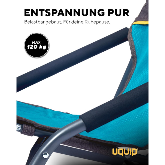 Кемпінгове крісло Uquip Sandy, бензин Складане пляжне крісло вантажопідйомністю 120 кг Компактне складне крісло зі сталі та поліестеру Складане вуличне крісло для кемпінгу, пляжу, риболовлі, саду та фестивалів, бензиновий стандарт