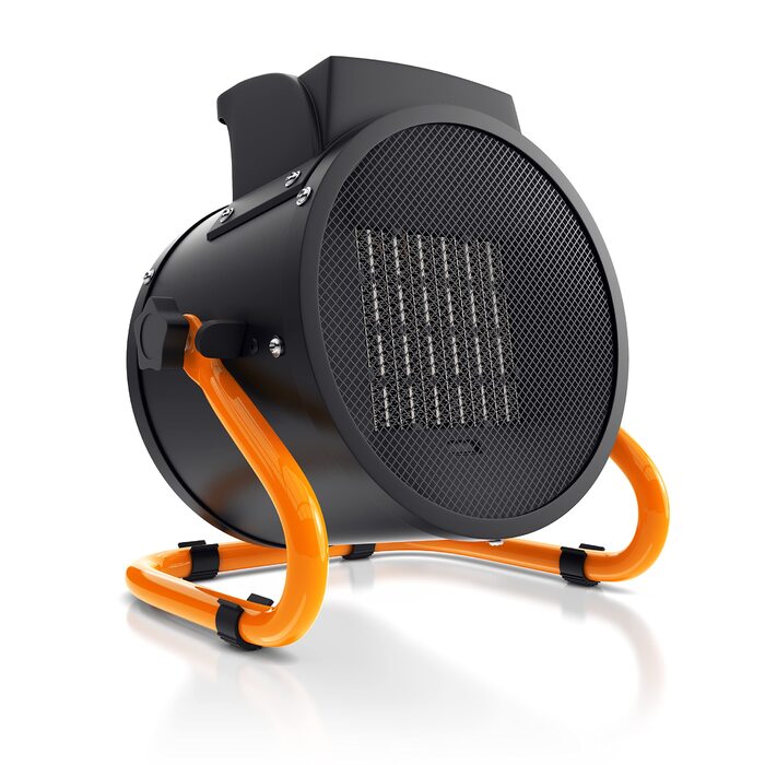 Керамічний радіаційний обігрівач потужністю 3000 Вт - Осушувач повітря для приміщень, Осушувач повітря для будівництва - Турбоелектричний вентилятор-обігрівач із захистом від перегріву, надзвичайно потужний - для будівельних майданчиків, будинків, майстер