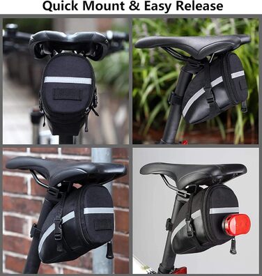 Сумка для сідла Aspiree (З ремкомплектом), 1,2 л (150 x 75 x 105 мм)