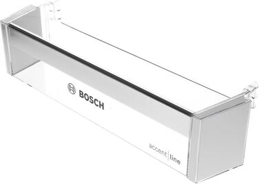 Полиця для пляшок, сумісна з Bosch 00748045, 438x98 мм для дверцят холодильника
