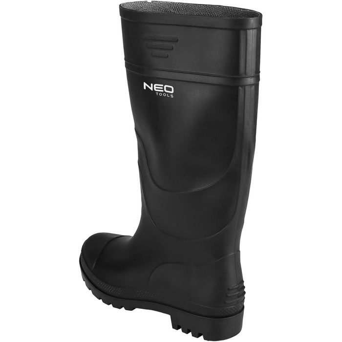 Гумові чоботи NEO TOOLS - Унісекс водонепроникні гумові чоботи, садові чоботи, дихаючі гумові чоботи до щиколотки, водонепроникні рибальські чоботи, чорні - 39-46 40 EU