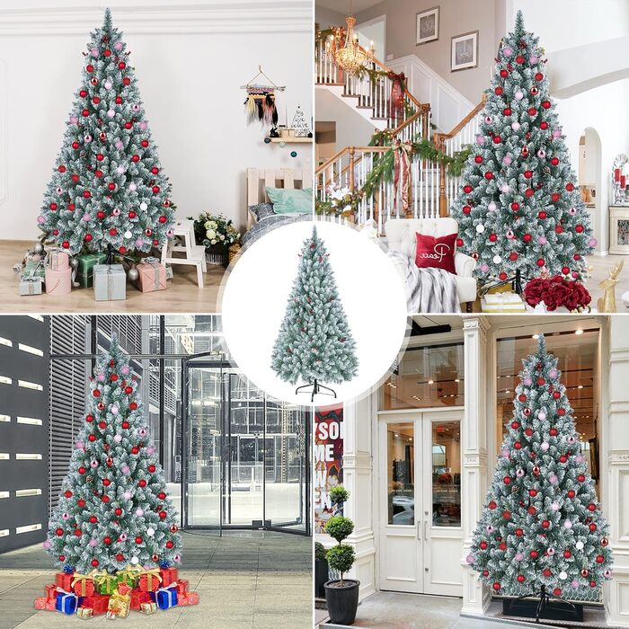 Штучна ялинка з ефектом сніга 160 см Homewit