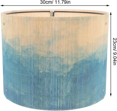 Бамбуковий абажур Люстра Абажур E27 Кришка для світла в японському стилі Застібний барабан Конструкція павука Абажур для настільної лампи Аксесуари для торшера Синій