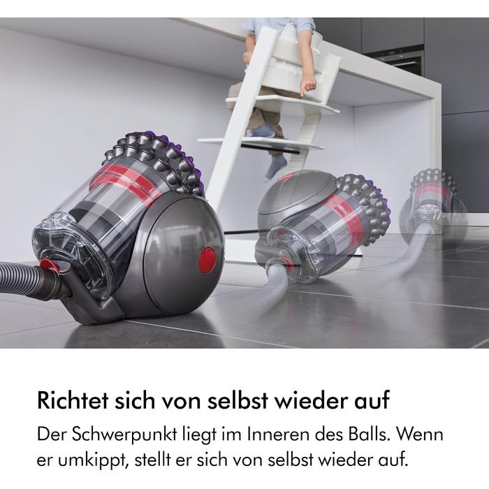Пилосос Dyson Big Ball Parquet 2 спеціальна насадка для паркету, фіолетовий