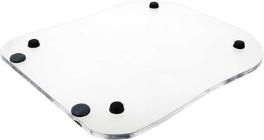 Розсувна дошка vhbw, сумісна з кухонним комбайном Kenwood Cooking Chef XL - Акрилове скло, 34,2 x 29 см