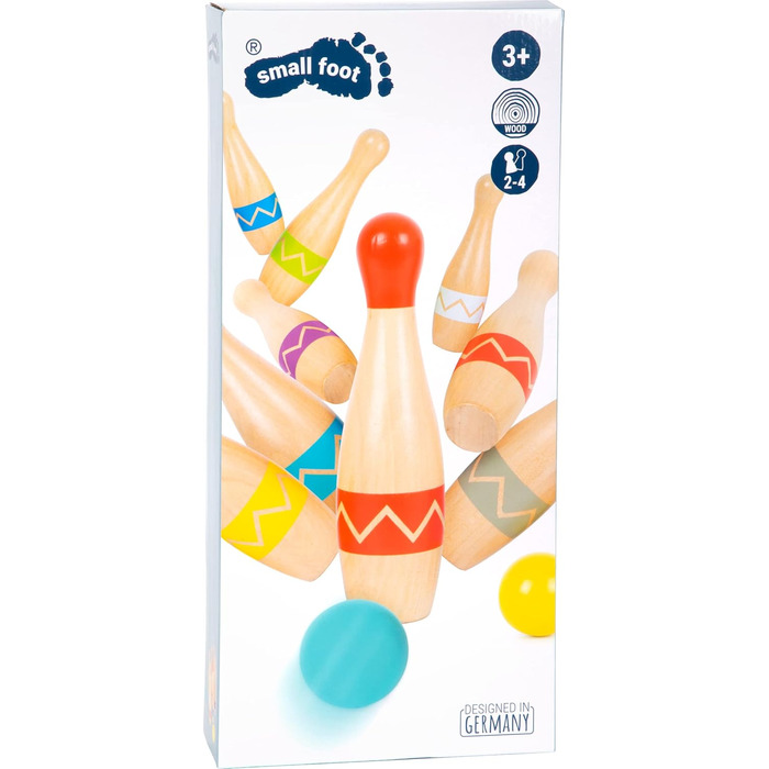 Активний тренажер Кегельшпіл для маленьких ніг, дитяча гра для приміщень та вулиці, від 3 років, 11912