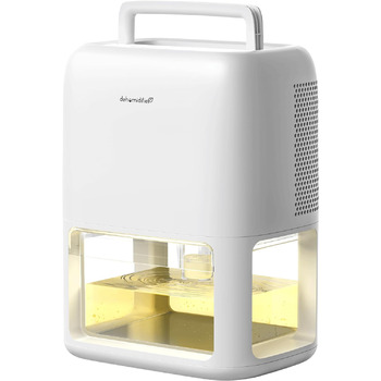 Осушувач повітря електричний 1800 мл, подвійний напівпровідниковий кімнатний осушувач повітря, автоматичне розморожування, портати