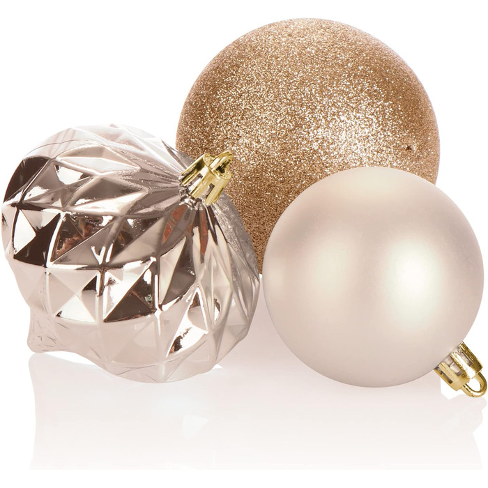 Набір різдвяних прикрас 19 предметів рожеві com-four