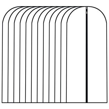 Підвісні сумки для одягу, 12 шт., дихаючі чохли для костюмних сумок із застібкою-блискавкою, сумки для одягу з PEVA, водонепроникні сумки для одягу, сумки для пальто, водонепроникні сумки для суконь, для зберігання в гардеробі та подорожей, чохли для паль