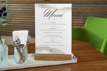 Високоякісний декоративний папір, папір для принтера Акварельний золотисто-бежевий, A4, 100 аркушів, мотив з обох боків, 90 г/м, виготовлений з екологічно чистого паперу, 625