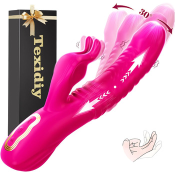 Вібраційна секс-іграшка для жінок з 3 режимами поштовху та гойдання, 10 вібрацій, вібраційні набори з фалоімітатором-гойдалкою 30 для жінок, клітор, вібрація точки G Texidiy для жінок, секс-іграшка для пар, для самостійного використання