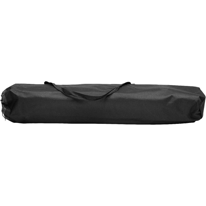 Розкладне ліжко MFH US, алюмінієве, 190x66 см, чорне, 190x66 см