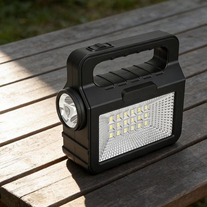 Сонячний генератор TOPINCN із сонячною панеллю та світлодіодними ліхтарями, портативна електростанція для кемпінгу, дому, аварійне джерело живлення на відкритому повітрі