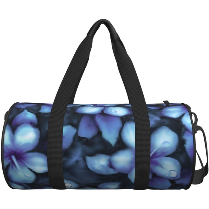 Дорожня сумка-циліндр з тропічним квітковим принтом, спортивна сумка для чоловіків та жінок, сумка-мішок, спортивна сумка