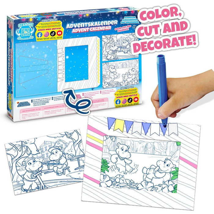 Адвент-календар INKEE Bathing Fun, набір для купання