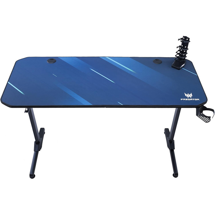 Ігровий стіл Acer Predator 140 x 60 см - Ігровий стіл із чохлом для килимка для миші, відділенням для геймпада, двома каналами для організації кабелів, тримачем для гарнітури та чашки, ігровий стіл GP.OTH11.03L