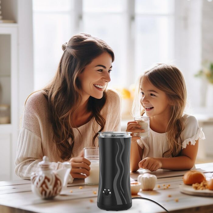 Піноутворювач для молока електричний 4 в 1 для гарячого та холодного молока Гарячий шоколад Тепле молоко Антипригарне покриття 600