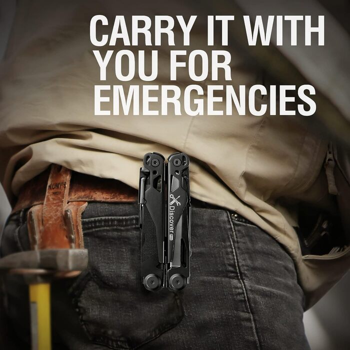 Мультитул 23 в 1 з подарунковою коробкою преміум-класу, Викрутка Пила Викрутка Відкривачка Плоскогубці Відкривачка для пляшок Кемп