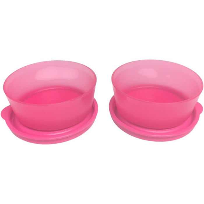 Маленькі контейнери Tupperware Smidgets, міні, 90 мл, з кришками, 2 шт., гномики Smidgets (рожеві, 2 шт. в упаковці, 90 мл)