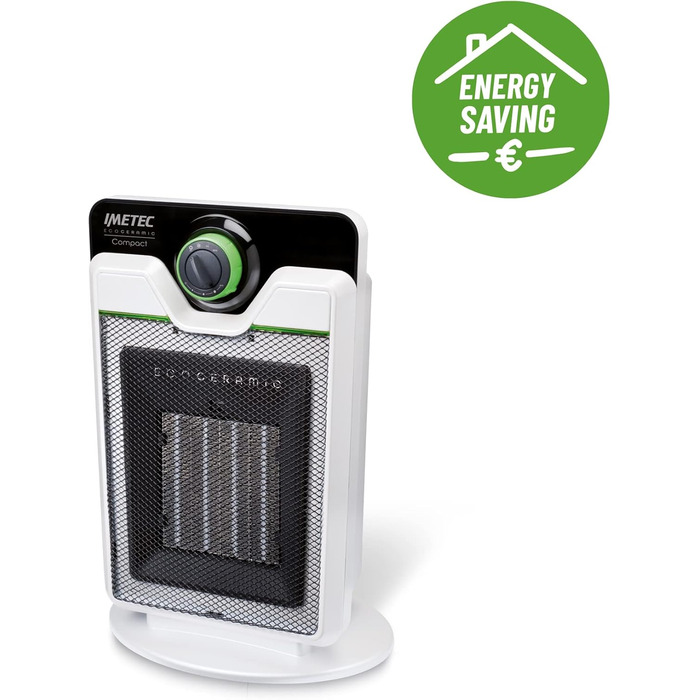 Вентилятор-обігрівач, електричний обігрівач, керамічна технологія, низьке енергоспоживання, тиха робота, 3 температурні режими, кімнатний термостат