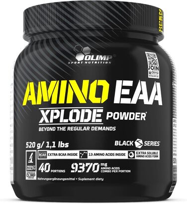 Передтренувальний бустер AMINO EAA XPLODE POWDER, апельсин, 520 г