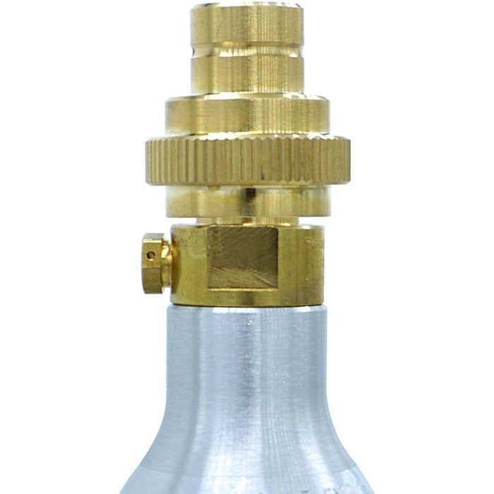 Швидкий адаптер для виробників CO2 газованої води DUO, Art, Terra, Gaia та Crystal 3.0 425 г 60-літровий алюмінієвий циліндр