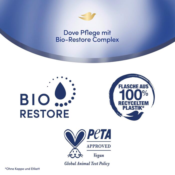 Шампунь Dove Intensive Repair для пошкодженого волосся з інтелектуальною системою відновлення 250 мл 6 шт. , Відновлювальний без запаху (6 x 250 мл)