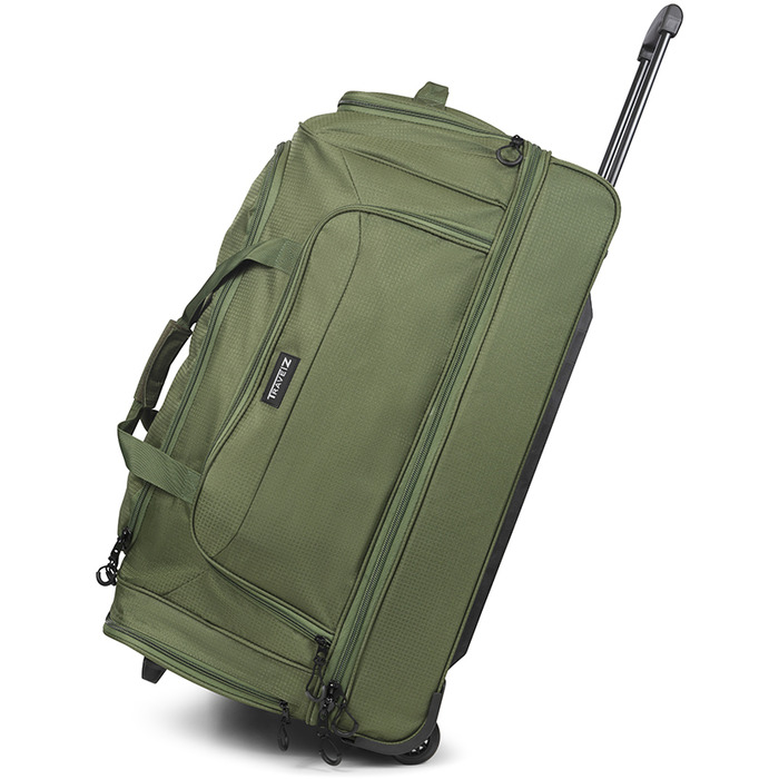 Сумка дорожня на колесах TravelZ Wheelbag Doubleloader green 96L (603099)