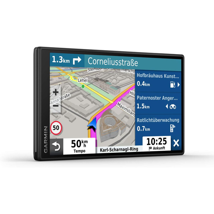 Навігатор Garmin DriveSmart 55 MT-D EU - безрамковий сенсорний дисплей, 3D-навігаційні карти та інформація про дорожній рух у реальному часі через DAB. DriveSmart 55 MT-D Single