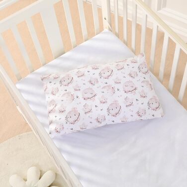 Дитяча подушка SUPERBE BEBE з бавовняною наволочкою - Подушка для дітей від 1 до 3 років розміром 33x45см - М'яка подушка Гіпоалер