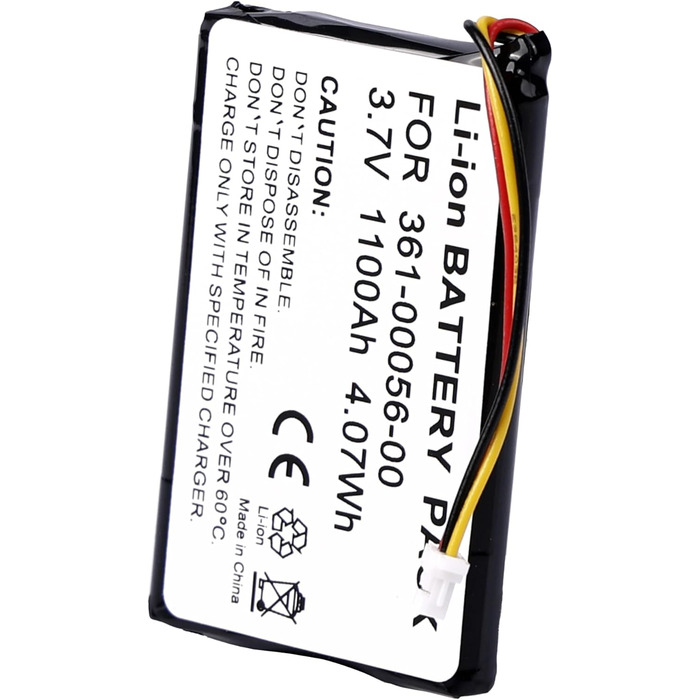 Літій-іонний акумулятор 3.7V 1100mAh сумісний з Garmin GPS Drive 50 LM, Drive 51LMT-S, DriveSmart 5 LMT, New 30, New 50LM, New 52, New 52LMT, New 55LMT 361-000 ремонт