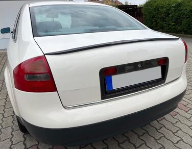 Підходить для Audi A6 S6 C5 4B Седан Багажник Задній спойлер Кромка не забарвлена монтажною стрічкою