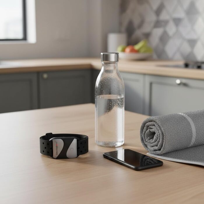 Кардіоспортивний пульсометр, сумісний з Bluetooth/ANT та фітнес-додатками Zwift, Strava, Polar, Wahoo, Rouvy, Peloton, Decathlon, Wahoo, велокомп&39ютером Garmin GPS