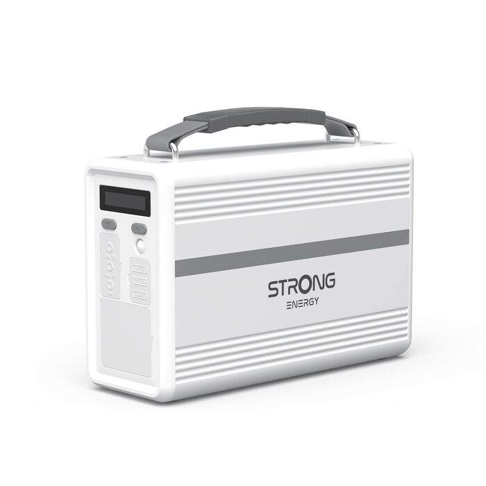 Портативна електростанція STRONG P300, акумулятор LiFePO4 ємністю 307,2 Втгод, сонячний генератор 300 Вт, технологія MPPT, захист BMS, QC3.0 та PD 30 Вт, ідеально підходить для кемпінгу, подорожей та надзвичайних ситуацій на свіжому повітрі. P300 307,2 Вт