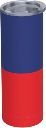 Кухоль з прямою трубочкою, дизайн прапор Ліхтенштейну, дорожній кухоль з принтом, підходить для кемпінгу, офісу та дому, 590 мл