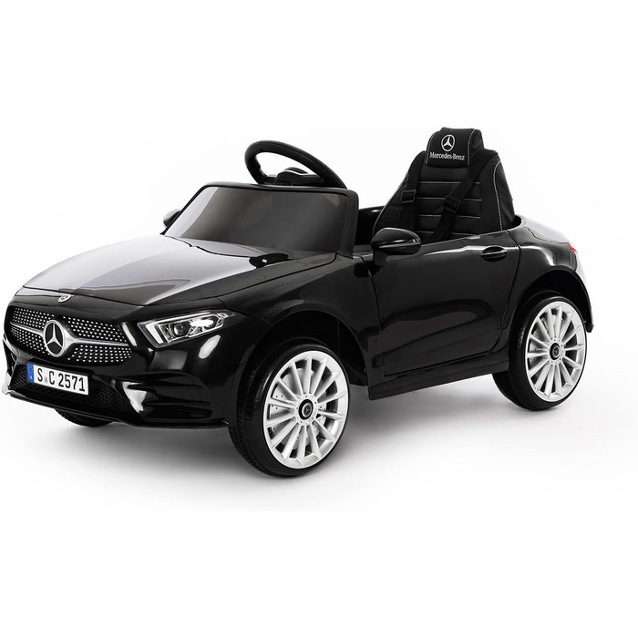 Дитячий електромобіль від Babycar модель Mercedes CLS 350 AMG (чорний) Електромобіль для дітей Акумулятор 12 вольт Офіційно ліценз
