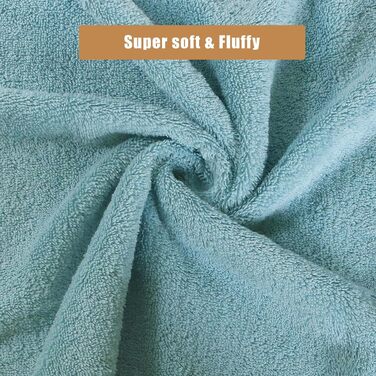 Набір рушників SEMAXE з 18 шт. включає 6 банних рушників, 6 рушників для рук, 6 фланелей, 100 бавовна, банні рушники з петельками