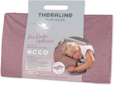 Дитяча подушка Theraline від 2 років, ергономічна подушка для сну та подушка для підтримки шиї, наповнювач з піни з пам'яттю та пе