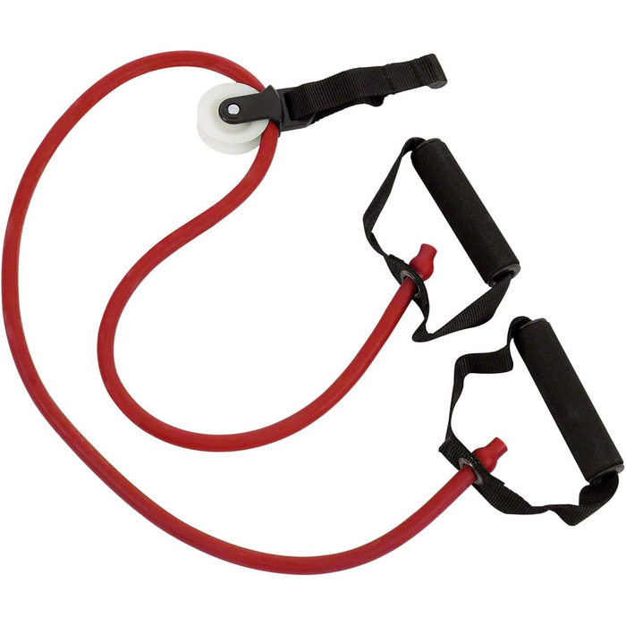 Еспандер для фітнесу, гімнастики, плечового блоку, середнього розміру - червоного кольору