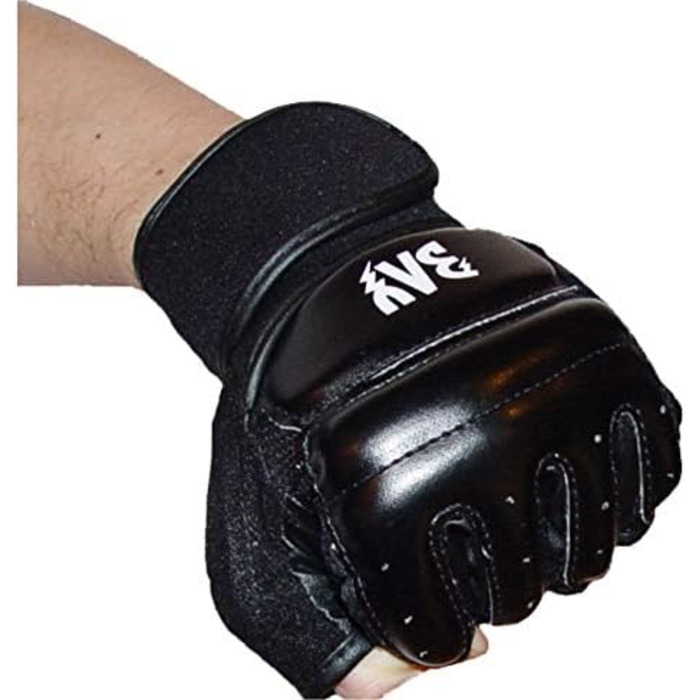 ММА, крав-мага, професійні рукавички від BAY - професійна якість - високоякісне виготовлення - бокс, тренування, боксерська груша, вільний бій, греплінг, бойові мистецтва - захист рук - боксерські рукавички, комплект, чорні, розмір S