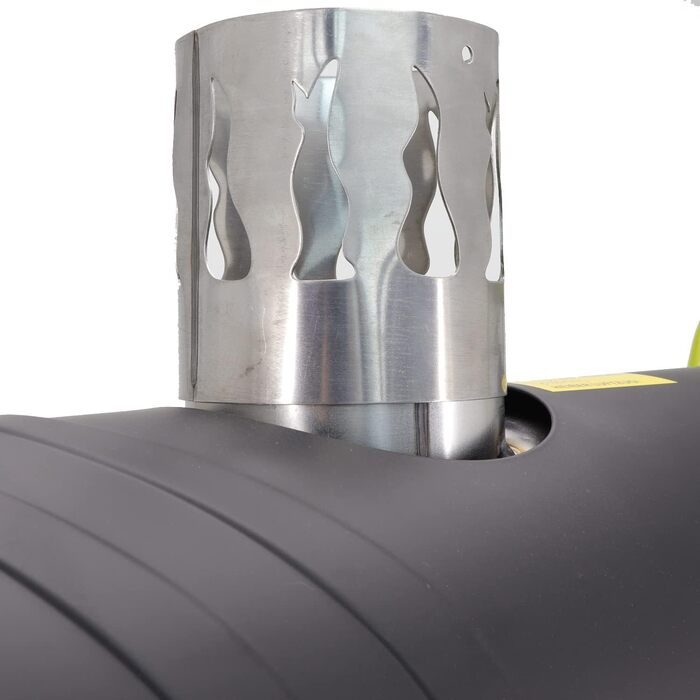 Дизельний обігрівач Tronitechnik, дизельний генератор гарячого повітря потужністю 20 кВт, будівельний обігрівач з баком на 36 л, захистом від перегріву, колесами та термостатом, 20 кВт без зовнішнього термостата