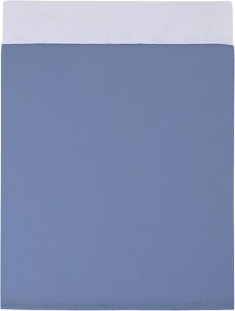 Шамбре, темно-синій, сірий і білий слон, місяць, хмари і зірки, комплект постільної білизни з 3 предметів для дитячого ліжечка, ко