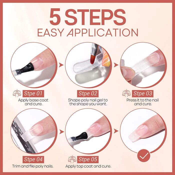 Набір полігелю Modelones (6 відтінків)